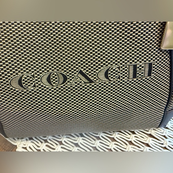 Coach Large Ava Fabric Zip Top Tote With Gold Hardware. Excellent Condition. - Picture 2 of 7